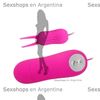 Masajeador vaginal con control remoto